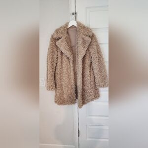 KENSIE FAUX FUR COAT REVERSIBLE